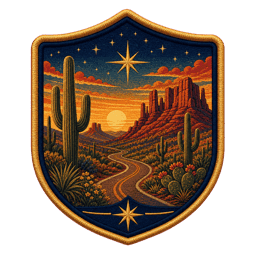 Arizona state shield patch badge